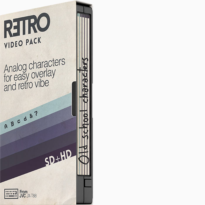 Retro Video Pack Old school characters